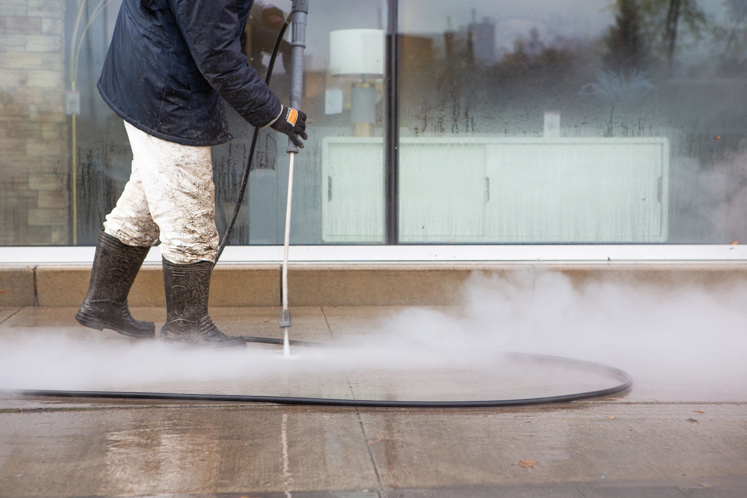 Industrial equipment cleaned safely